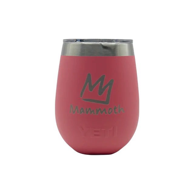 MAMMOTH CROWN YETI 10OZ WINE TUMBLER