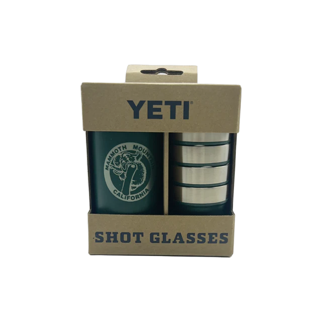 MAMMOTH SNOWBOARD WOOLLY SHOT GLASS SET