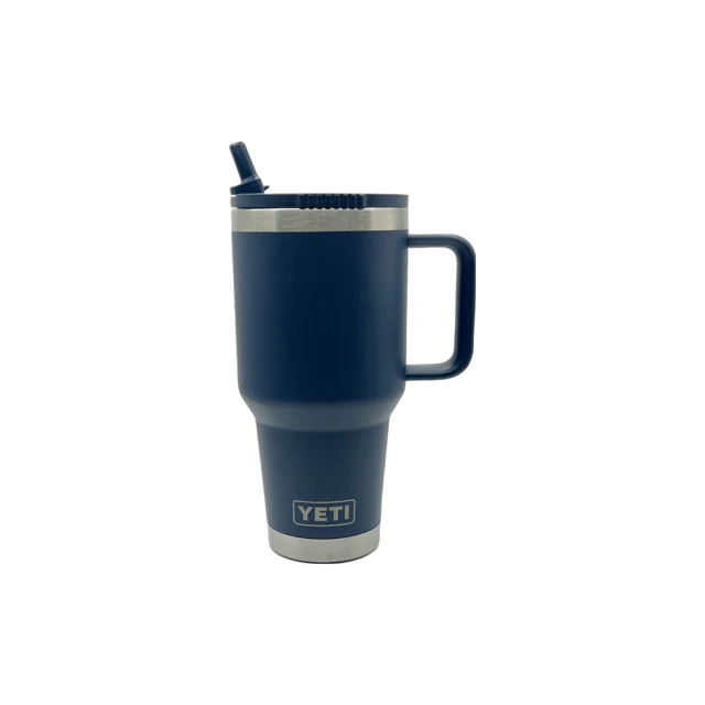 MAMMOTH SKI WOOLLY YETI 30OZ TRAVEL MUG WITH STRAW - Image 2