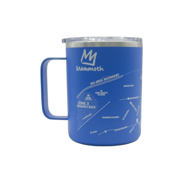 MAMMOTH TRAIL MAP LINE COFFEE TUMBLER