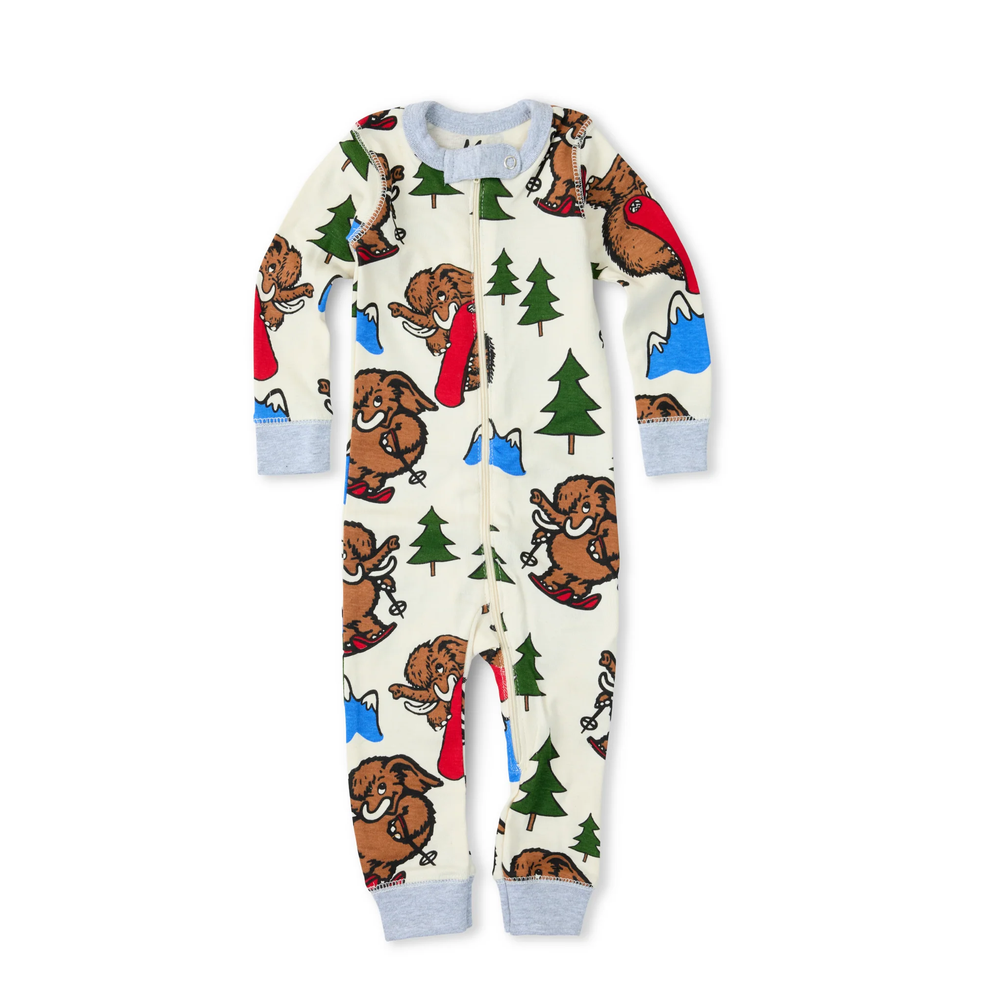 MM BABY WOOLLY PRINTED LS ONZIE