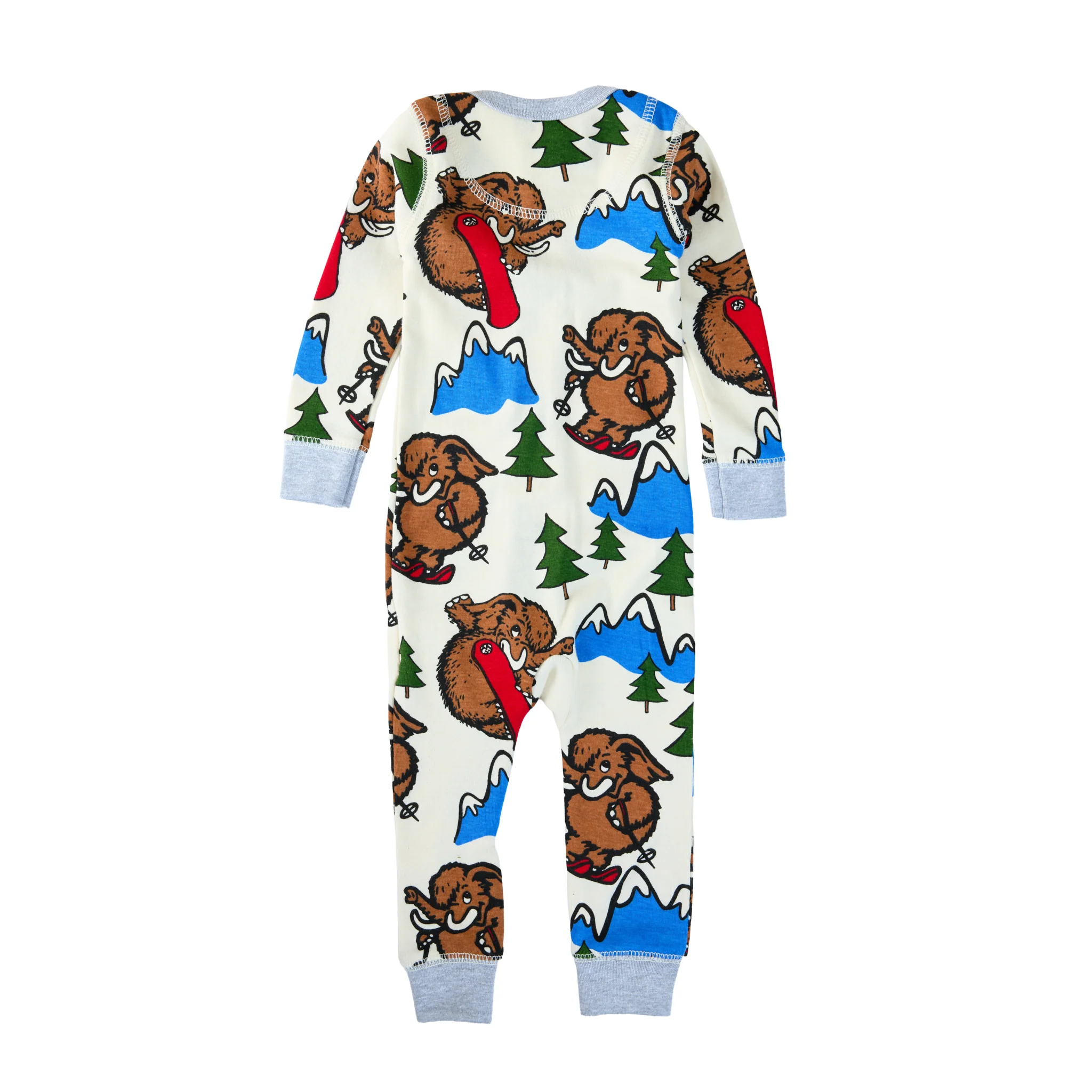 MM BABY WOOLLY PRINTED LS ONZIE - Image 2
