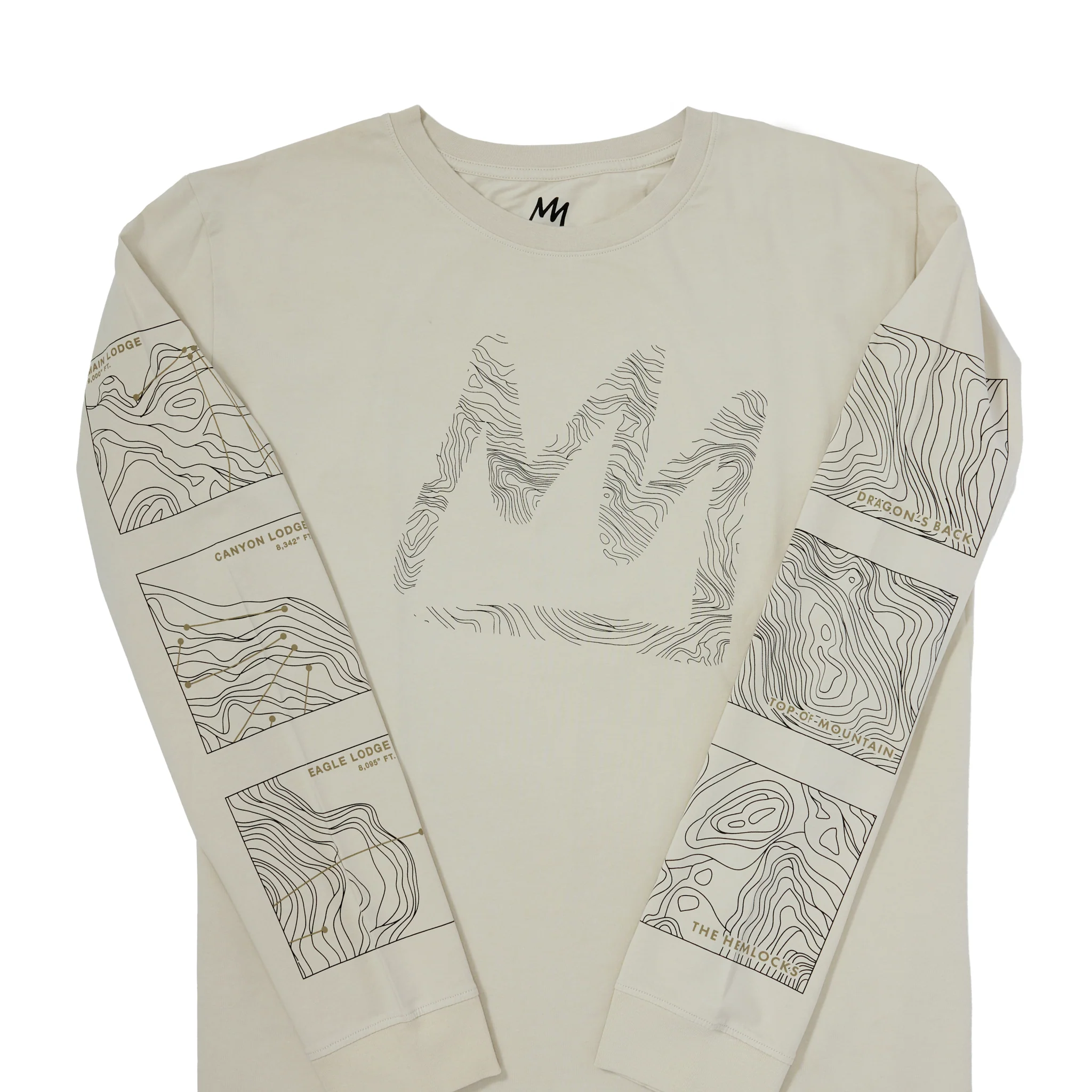MM M TOPO LS TEE