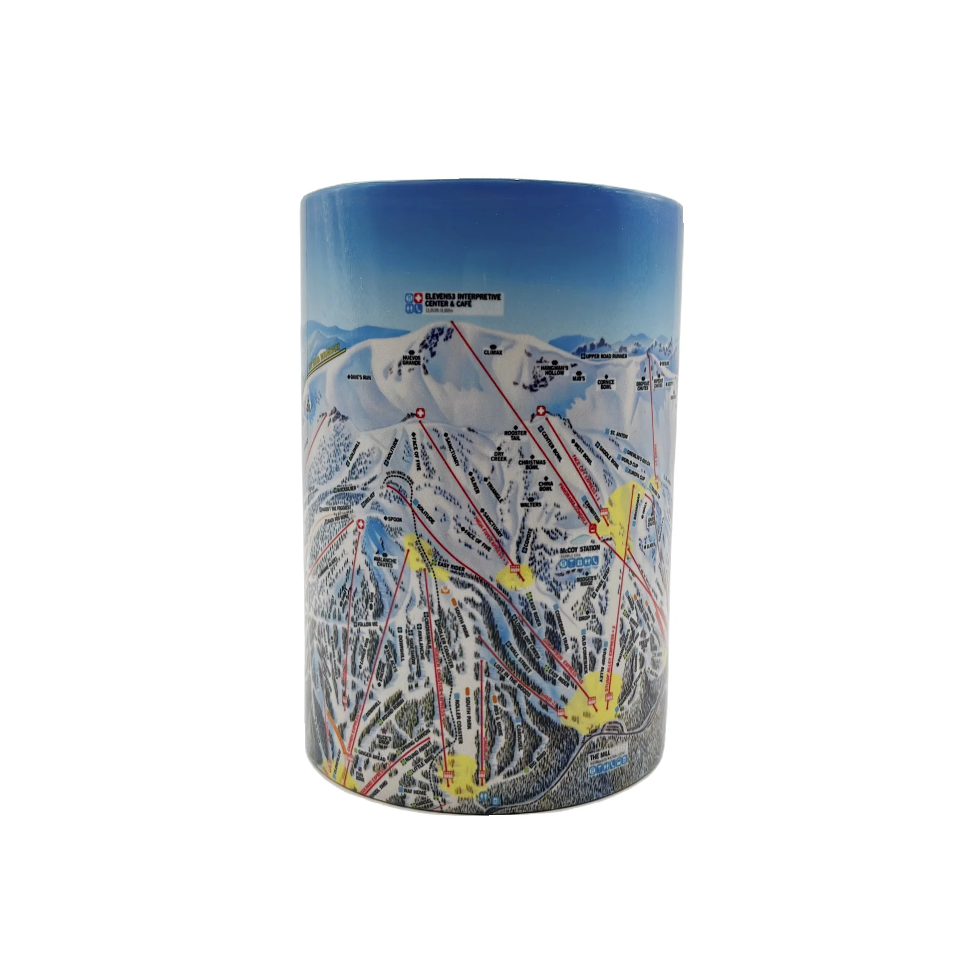 MAMMOTH TRAIL MAP 14OZ MUG - Image 2