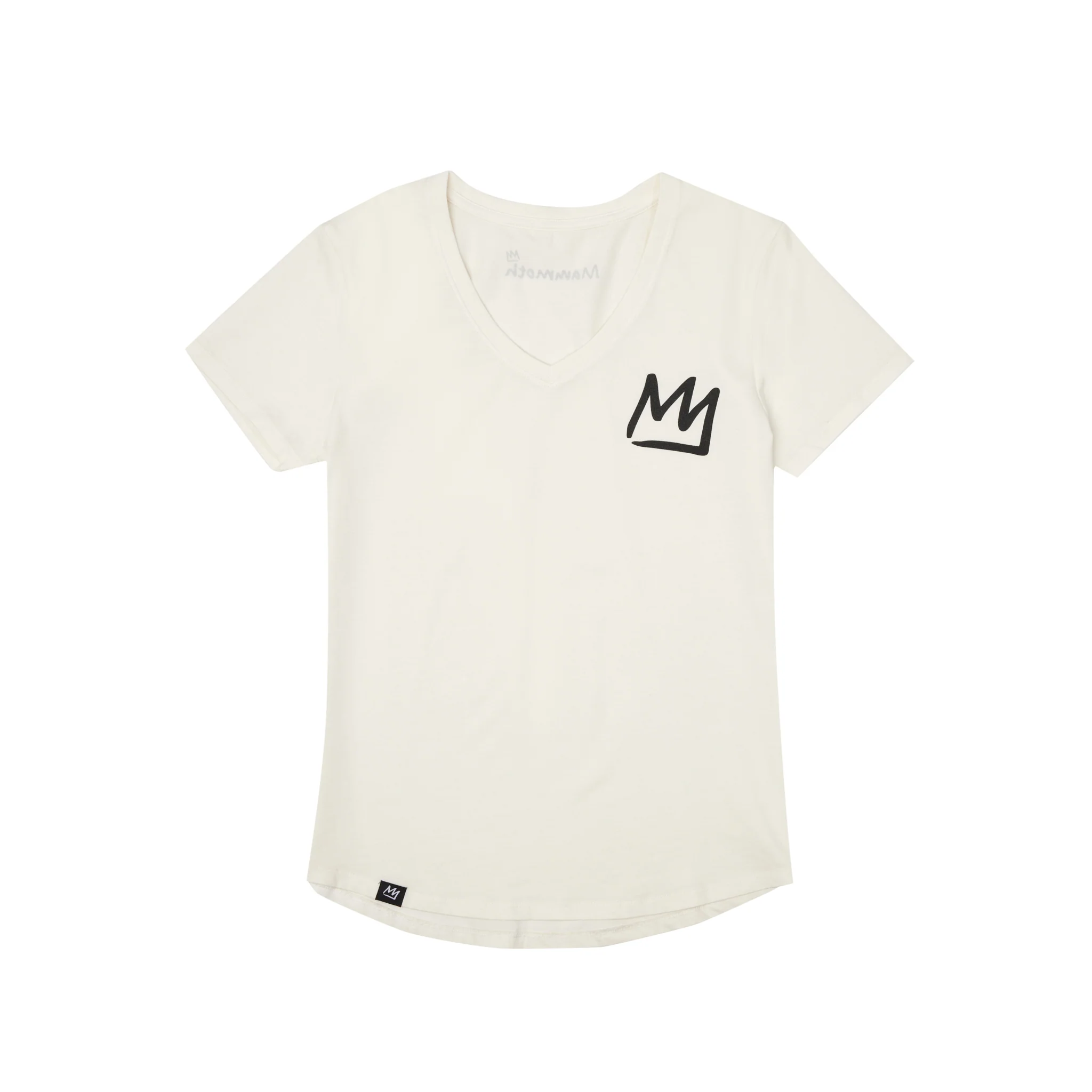 WOMENS CLASSIC CROWN V NECK SS TEE - Image 3