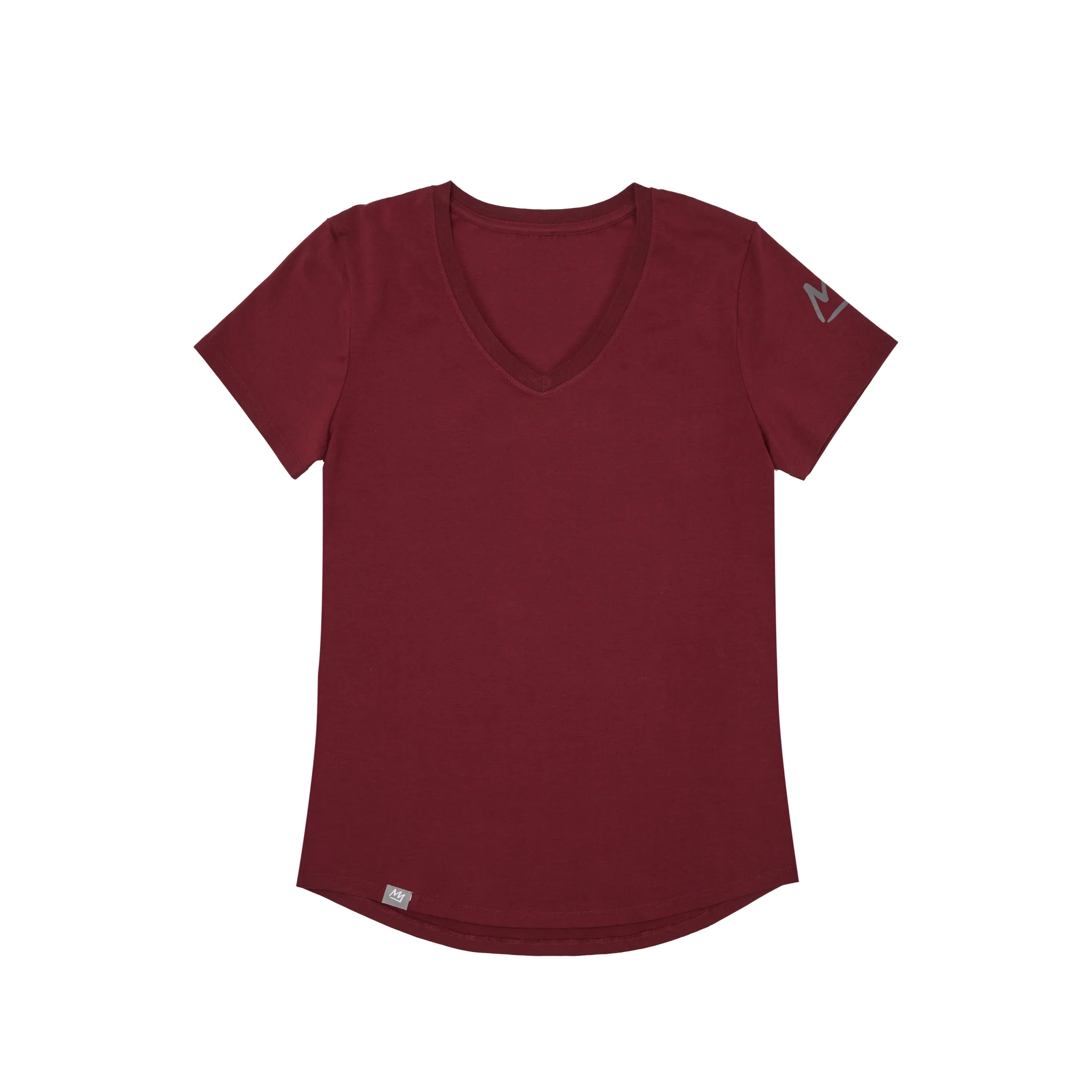 WOMENS CLASSIC CROWN V NECK SS TEE - Image 5